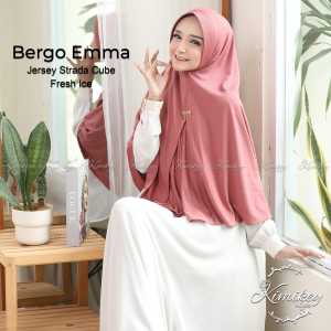 Jilbab Instan Pad Jumbo Emma Jersey Strada Cube By Kimikey