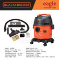 ( Combo ) Black & Decker BDWD15-XD 1400W 15 Litre Multifunction Vacuum Cleaner + 2 x 5170033-51 ( BDWD15 ). 
