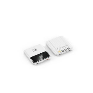 Small Power Bank Portable Charger with Built in Cable Mini Powerbank Fast Charging 120W 20000mah CCC