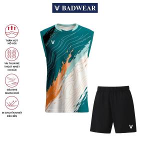 Áo Cầu Lông Quần Cầu Lông Bộ Cầu Lông Nam Nữ Chuyên Nghiệp Vải Thoáng Khí A1060 - V Badwear