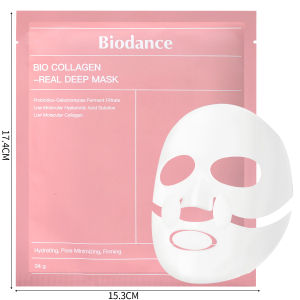 Dorisna 1/5PCs Bio Collagen Face Mask Pores Control Deep Hydrating Overnight Mask Moisturizing Refreshing Brightening Face Skin Care