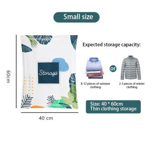 🇲🇾Ready Stock Vacuum Bag Clothes Organization Vacuum Storage Bag Vacuum Plastic Bag With Electric Pump Plastik Vacum Bag