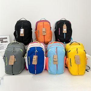 FEELINGS Large Capacity Shoulder Backpack Oxford Clashing Color Schoolbags Casual Adjustable Shoulder Strap Computer Bag School