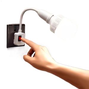 <INLIFE>Adjustable Bulb Socket Base Switch Lamp Holder LED Light Adaptor Flexible Extension Plug