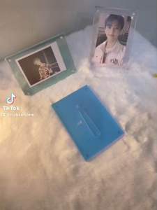 กรอบรูปอะคริลิค แม่เหล็ก โฮโลแกรม ตั้งโต๊ะ ใส่การ์ด รูป โพลารอยด์ Hologram frame