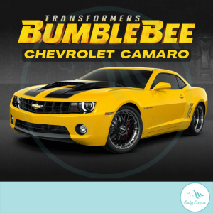 Transformer Bumblebee Chevrolet Camaro Miniauto Alloy Pull Back Diecast Car Model Toy Vehicle Sound & Light 1:32 Scale