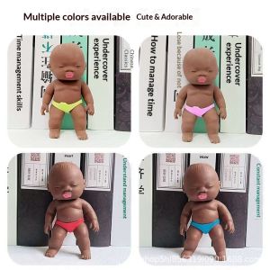 JOYNCLEON Relief căng thẳng dễ thương Búp bê em bé Đồ chơi Squishy TPR để giải phóng cảm xúc và chơi cảm giác