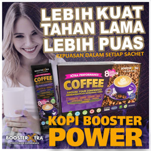 [TRIAL SET] Kopi Booster Xtra - Tongkat Ali Ginseng Fenugreek Ashwagandha Maca (Herba Semulajadi/Natural Herbs) Kuat Lelaki Wanita