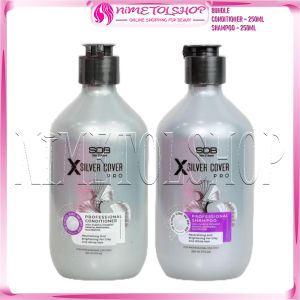 SDB X Silver Cover Pro Professional Conditioner 250ml Rambut Bleaching Rusak Keratin