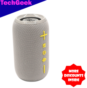 T&G TG-419 V5.4 TWS Wireless Bluetooth Super Bass Waterproof Speaker with USB/TF Card/FM Radio/Call Function with Strap