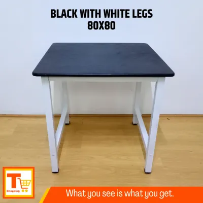 DISASSEMBLE SQUARE DINING TABLE/ OFFICE TABLE/ MULTI-PURPOSE DESK FURNITURE (80x80)