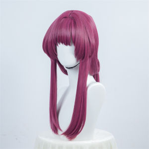 Game Honkai: Star Rail Kafka Cosplay Costume Anime Two Dimensional Uniform Set Game Character Stage Costumes Purple Long Wig Bangs