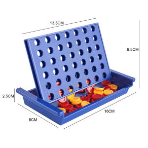 BINGO 4 IN A LINE Family Board Games Strategic Game Connect Four Row Disc Match 4 In A Line Grids / Permainan Bingo