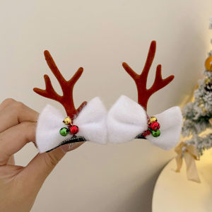 Christmas Childrens Antler Hair Clip Festive Atmosphere Side Clip Hairpin Hair Accessory Cute Little Girl Clip Hair Ornament