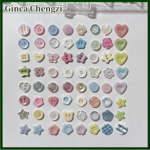 Ginca 20 cái bộ Nhiều Màu Nút S Thủ Công Mỹ Nghệ Tự Làm Scrapbooking Dễ Thương Hàn Quốc May Nút Ngẫu Nhiên Trang Phục Phụ Kiện