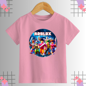 KOKO IMPORT - Baju Kaos Roblox Game Anak Laki-Laki Perempuan Cowok Cewek Remaja Umur 2-16 Tahun