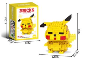 Mainan Bricks Block karakter kartun DIY Sanrio Anime Mini Nano Block Puzzle