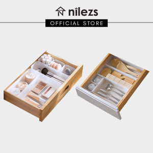 6pcs Transparent Drawer Organizer Frosted Storage Divider Box Holder Household Essential