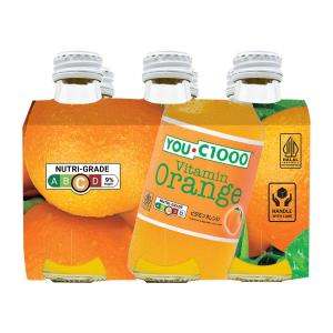 YOUC1000 Vitamin Orange Drink 140ML x 6 Pack