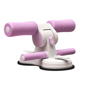 GOXBERK Portable Sit-Up Exercise Equipment Suction Cup 3 Levels Adjustable Suction Cup Sit-Up Aid Stable Non-slip Sit Up Assist Device Fitness