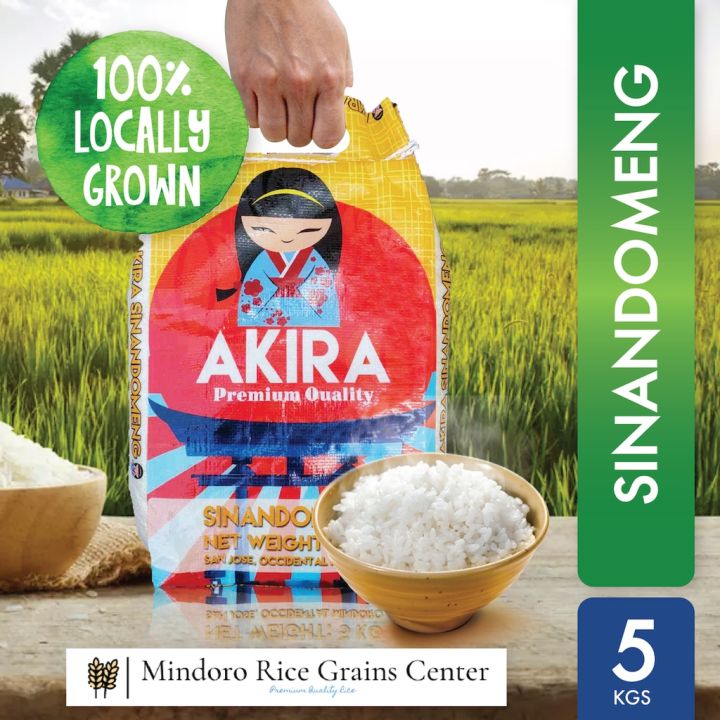 Akira Premium Well Milled Sinandomeng Rice | 100% Local Rice from ...