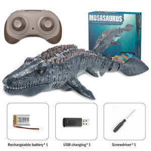 2.4G Remote Control Mosasaurus Mainan Ayunan Air Mainan Rc Semprotan Air Listrik Mosasaurus Toys