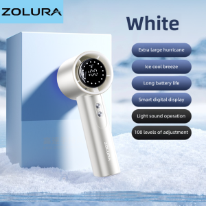 ZOLURA Handheld Fan Mini Portable Jet Fan Rechargeable USB Fan With 100 Gears Strong Wind for Summer