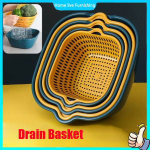 Drain Basket 6 In 1/8 In 1 Kitchen Drain Basket Washing Bowl Storage Basket Strainers Fruit Vegetable Cleaning Colander Tool For Fruit And Vegetables