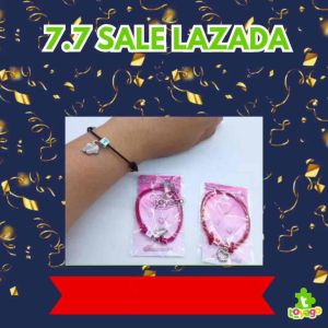 GELANG TANGAN ANAK HURUF INISIAL ISI 20 PCS GROSIR MURAH