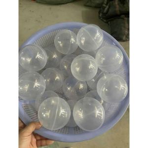 [HỎA TỐC HCM] combo 30 quả 50 quả 100 quả banh nhựa trắng trong 5.5-8-10cm chuyên dùng trang trí ANGIHOME