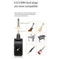 Guitar Wireless System Audio Transmitter Receiver USB Rechargeable Wireless System for Electric Guitar Bass Easy Install Easy to Use. 