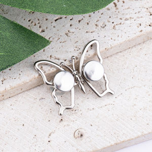 Butterfly Waist Buckle No‑Sew Waist Tightener Adjustable Pants Waist Clip Decor Clothing Accessory