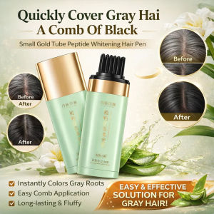 🌹Best Price🌹【Instant Color Touch-Up】Plant-Scented Hair Styling Pen🏆植物花香美发笔🏆Gray Hair Covering Tool /Herbal Touch-Up Pen /Distress-Free Disposable Hair Styling Pen /Convenient and Easy-to-Use Hair Dye Pen /Long-Lasting and Non-Greasy Hair Styling Pen