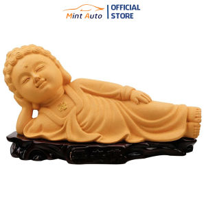 Tượng Phật Thích Ca Mâu Ni Trang Trí Taplo Ô Tô Bàn Làm Việc Cao Cấp Sang Trọng