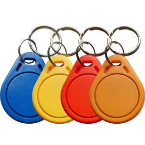 [Ready Stock]10Pcs RFID Tag Access Control Cards 13.56Mhz IC GEN1/UID Chip Support Read-write With Keychain