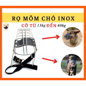 Rọ mõm cho chó - Chất liệu inox cực chắc chắn