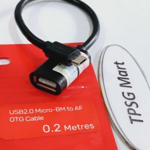 Cáp OTG Micro USB / Chuẩn cắm Micro USB ra USB 2.0 (Cái) - Đoạn dây