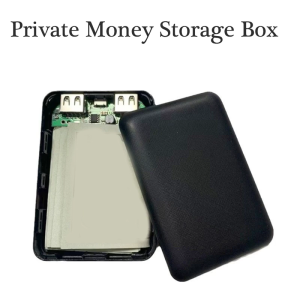 Multipurpose Sturdy Plastic Box Includes 100 Clear Money Holders Accessory for Efficient Management