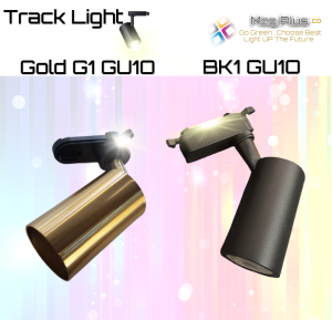 LED Track Light Gold/Black/White/Rose Gold Ring GU10 Modern Ceiling/Wall Lighting Stainless Steel/Die-Cast Aluminum Track Light GU10 Casing Replaceable Adjustable Positive Angle*Our Will Pack with Extra Bubbles Wrapping Protection Safety