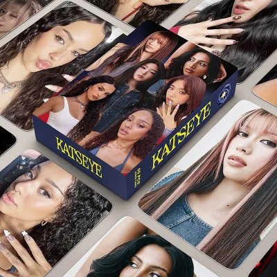 55pcs/box KATSEYE Photocard 2025 Album KPOP LOMO Card Collection Card