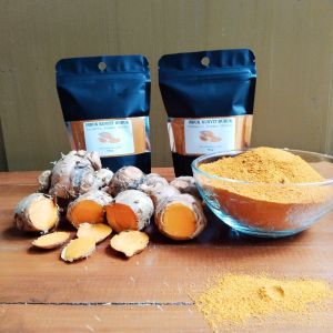 Serbuk Induk Kunyit Kunir untuk asam lambung / empu kunyit murni tanpa bahan campuran per 50 gram