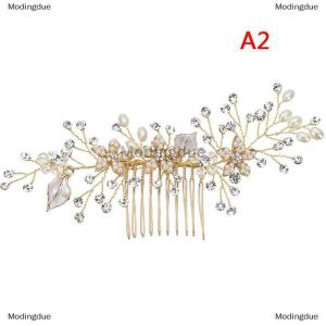 [COD] Modingdue Women rhinestone hair comb hair clip bridal wedding hair accessories