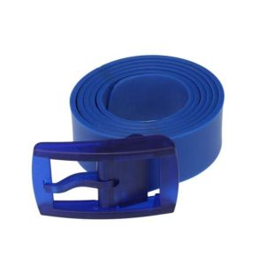 NFYKY New Fashion Multi Color Silicone Rubber Leather Belt Plastic Buckle Cummerbund Smooth Buckle Waistband Silicone Belt Belts Casual Belts