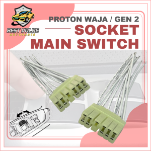Proton Waja / GEN 2 Gen2 Power Window Main Switch Socket Connector 11 PIN