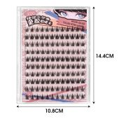 1/2Box Lower Eyelashes Set Self Adhesive Eyelash Natural Soft Extension No Need Glue Enlarge Eyes