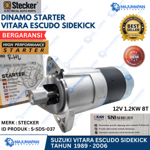 (BERGARANSI) DINAMO STARTER STATER ASSY SUZUKI VITARA ESCUDO SIDEKICK STC
