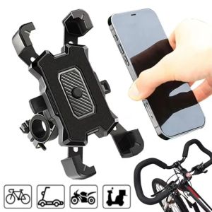 MINIFELE 262 360° Rotation Electric Bicycle Phone Holder Shockproof Non-slip Motorcycle Phone Mount  Four-claw Cycling Phone Holder