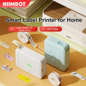 Niimbot D110 Label Printer Wireless Bluetooth Thermal Portable for Android IOS Waterproof Oil-Resistant Easy Carry Essential Oil Printer