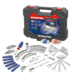 Bộ tuýp và cờ lê 145 chi tiết Workpro W003046 -  Hàng chính hãng