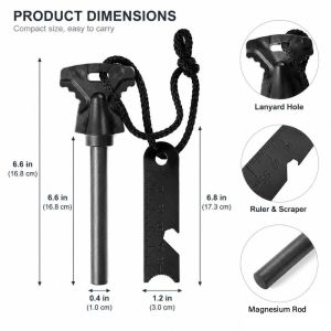 Outdoor Survival Waterproof Lighter Portable Adventure Camping Cigarette Accessories Mens Small Gift